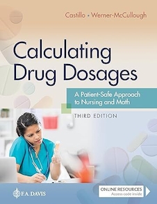 عکس Calculating Drug Dosages: A Patient-Safe Approach to Nursing and Math Third Edition