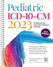 عکس Pediatric ICD-10-CM 2023: A Manual for Provider-Based Coding Eighth Edition