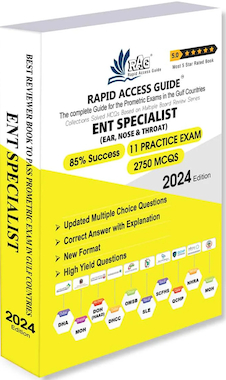 عکس ENT Specialist Prometric Exam MCQ Book 2024