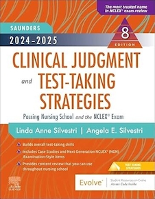 عکس 2024-2025 Saunders Clinical Judgment and Test-Taking Strategies: Passing Nursing School and the NCLEX® Exam