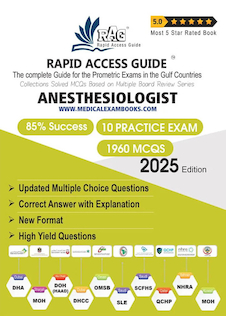 عکس Anesthesiologist Book | Prometric MCQ Questions – 2025