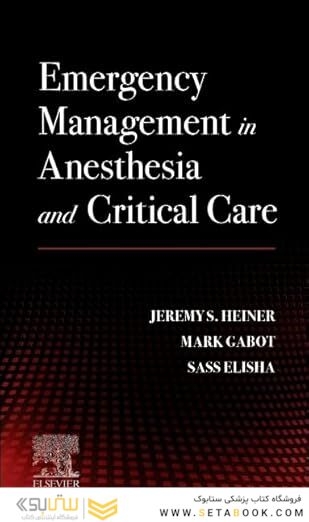 Emergency Management in Anesthesia and Critical Care 1st Edition