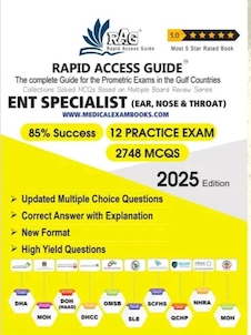 عکس ENT Specialist Book Prometric Exam Questions2025