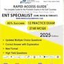 ENT Specialist Book Prometric Exam Questions2025