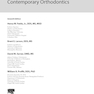 Contemporary Orthodontics 7th Edition