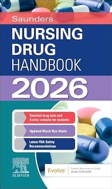 عکس Saunders Nursing Drug Handbook 2026