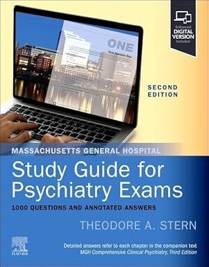 عکس Massachusetts General Hospital Study Guide for Psychiatry Exams: 1000 Questions and Annotated Answers 2nd Edition