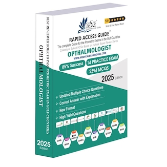 عکس Ophthalmologist Prometric Exam MCQs Book 2025