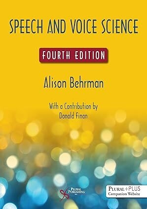 عکس Speech and Voice Science 4th Edition