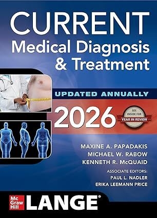 عکس CURRENT Medical Diagnosis - Treatment 2026 65th Edition