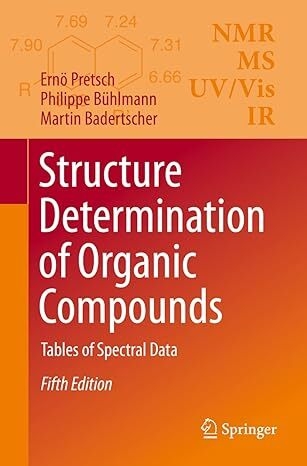 عکس Structure Determination of Organic Compounds: Tables of Spectral Data Fifth Edition