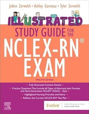 عکس Illustrated Study Guide for the NCLEX-RN® Exam 12th Edition