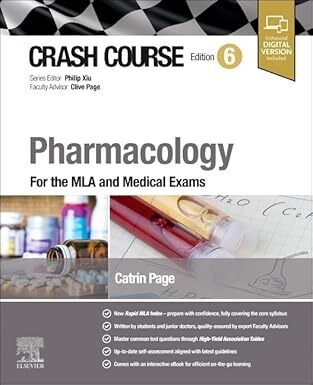 عکس Crash Course Pharmacology: For the MLA and Medical Exams 6th Edition