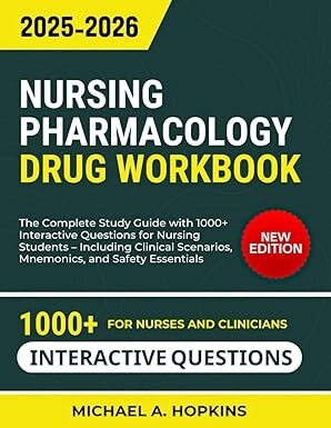 عکس Nursing Pharmacology Drug Workbook